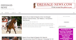 Desktop Screenshot of dressage-news.com